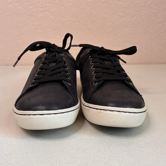 Born Leather Sneakers Mens 9M Black Lace Up White Sole Comfort‎ Style Casual - Picture 4 of 12